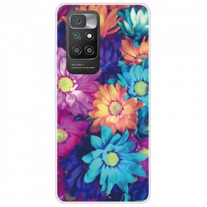 Kuori Xiaomi Redmi 10 Colorful Daisies