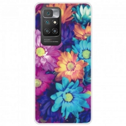 Kuori Xiaomi Redmi 10 Colorful Daisies