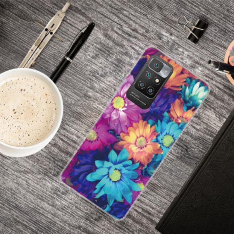 Kuori Xiaomi Redmi 10 Colorful Daisies