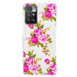 Kuori Xiaomi Redmi 10 Fluorescent Liberty Flowers