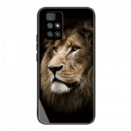 Kuori Xiaomi Redmi 10 Tempered Glass Lion Head