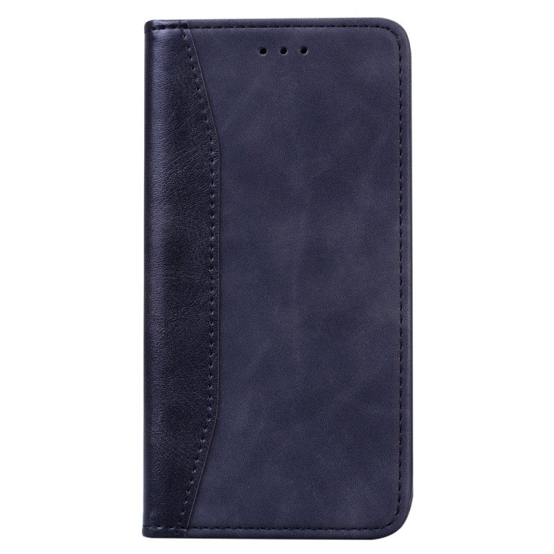 Puhelinkuoret Xiaomi Redmi 10 Kotelot Flip Bicolor Business Leather Effect