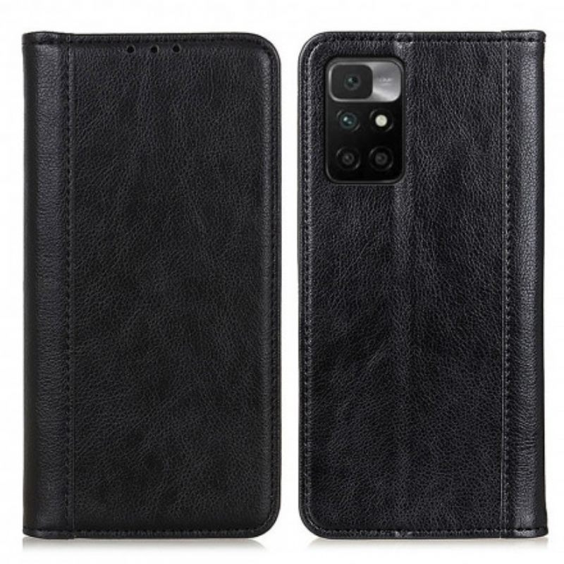 Puhelinkuoret Xiaomi Redmi 10 Kotelot Flip Elegance Split Litchi Leather