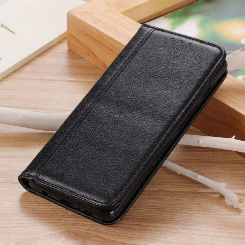 Puhelinkuoret Xiaomi Redmi 10 Kotelot Flip Elegance Split Litchi Leather