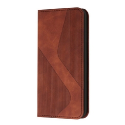 Puhelinkuoret Xiaomi Redmi 10 Kotelot Flip Style Leather S-design