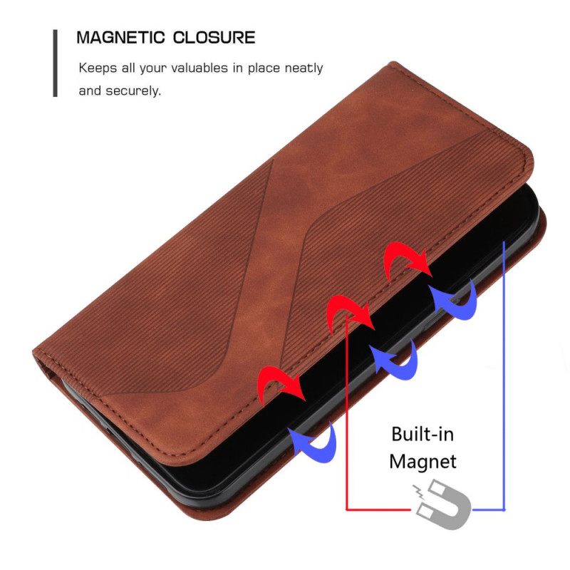 Puhelinkuoret Xiaomi Redmi 10 Kotelot Flip Style Leather S-design