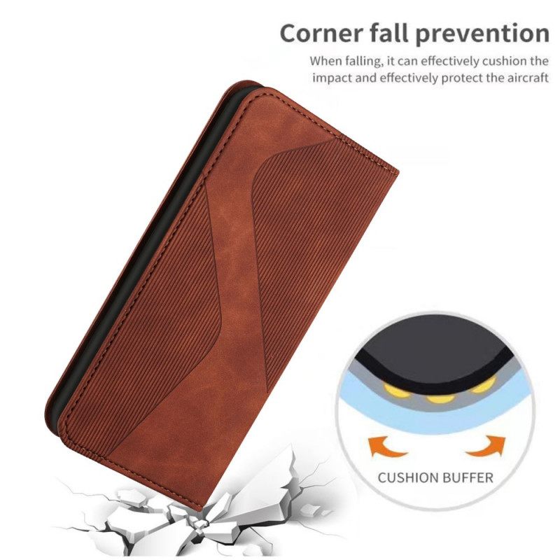 Puhelinkuoret Xiaomi Redmi 10 Kotelot Flip Style Leather S-design