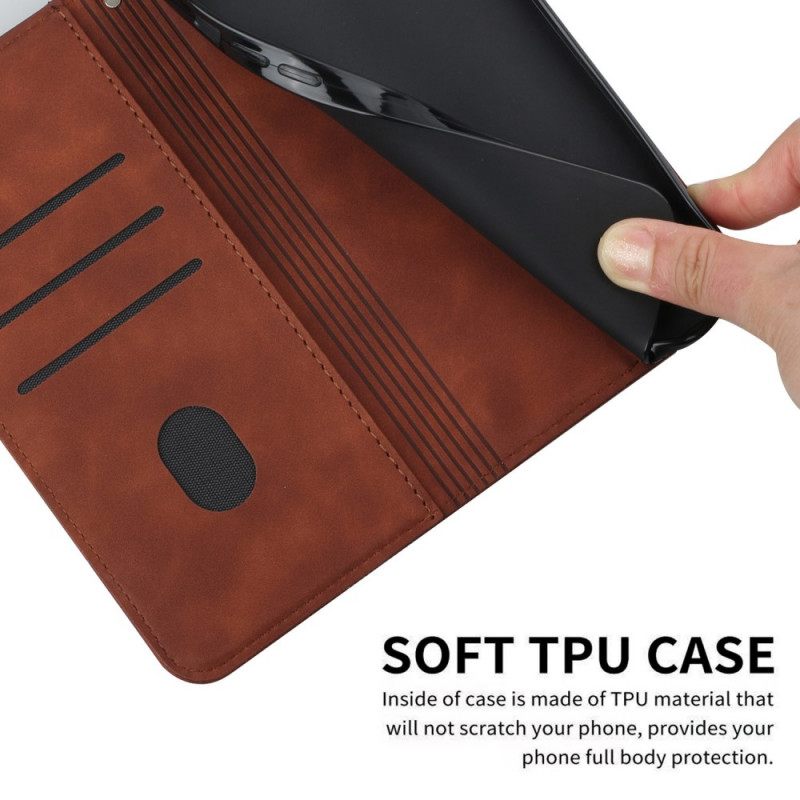 Puhelinkuoret Xiaomi Redmi 10 Kotelot Flip Style Leather S-design