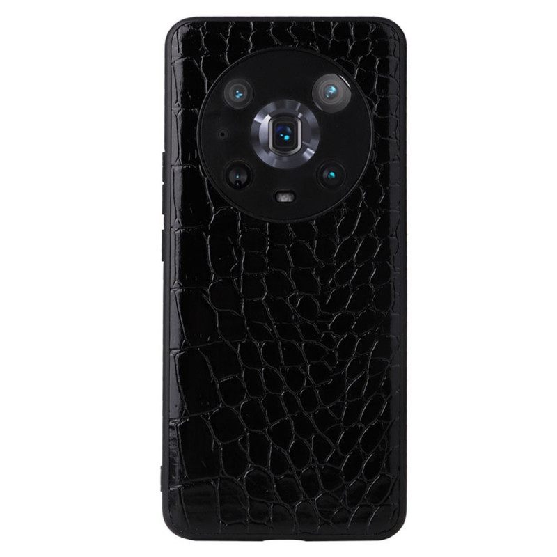 Case Honor Magic 4 Pro Crocodile Skin Effect