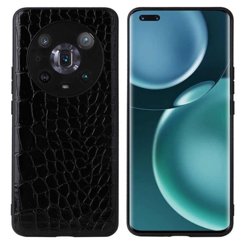 Case Honor Magic 4 Pro Crocodile Skin Effect