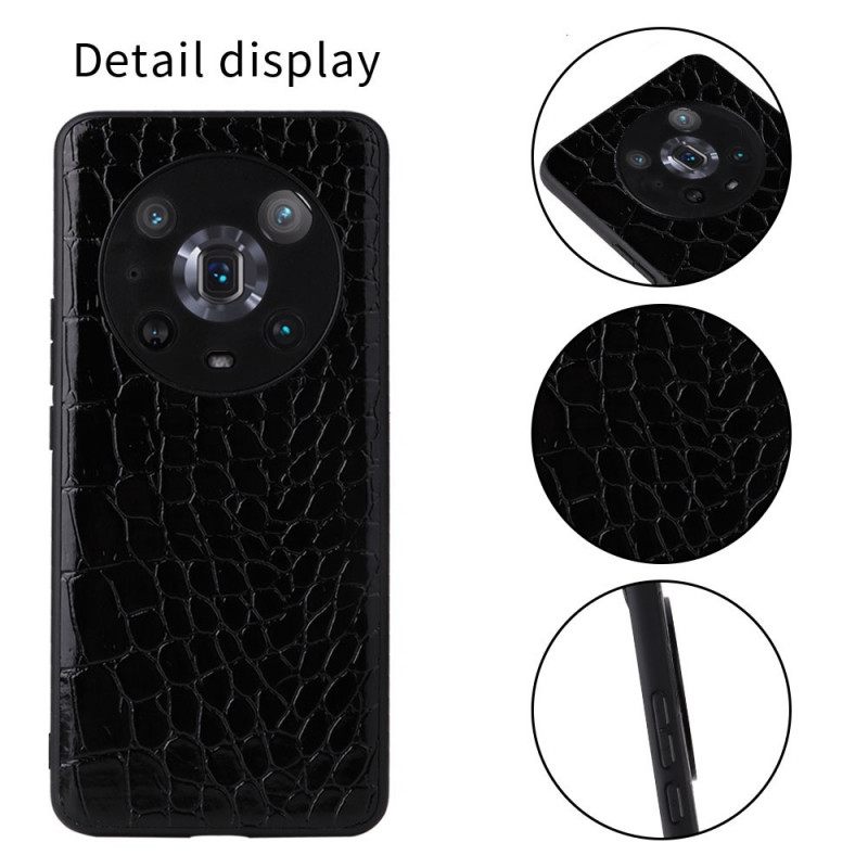 Case Honor Magic 4 Pro Crocodile Skin Effect