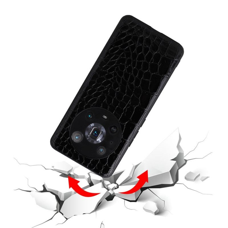 Case Honor Magic 4 Pro Crocodile Skin Effect