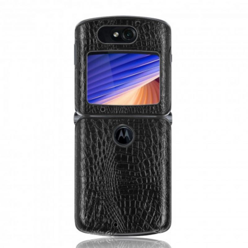 Kuori Motorola Razr 5G Crocodile Skin Effect