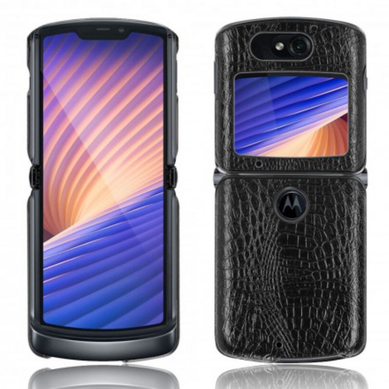 Kuori Motorola Razr 5G Crocodile Skin Effect