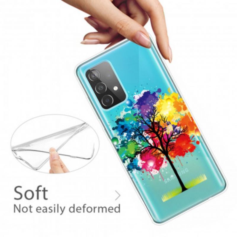 Case Samsung Galaxy A32 4G Läpinäkyvä Akvarellipuu