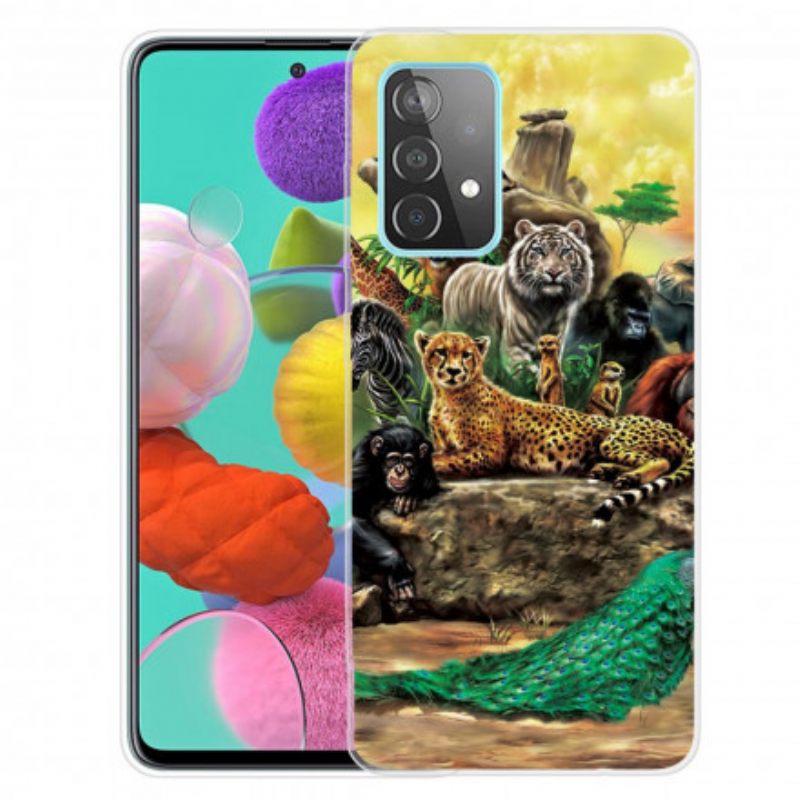 Case Samsung Galaxy A32 4G Safari Animals