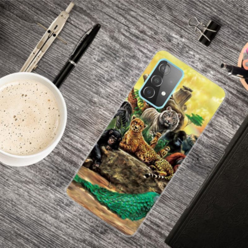 Case Samsung Galaxy A32 4G Safari Animals