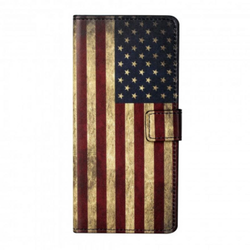 Flip Case Samsung Galaxy A32 4G Amerikan Lippu