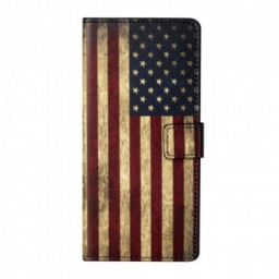 Flip Case Samsung Galaxy A32 4G Amerikan Lippu