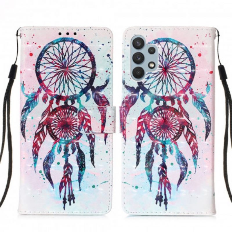 Kotelot Samsung Galaxy A32 4G Watercolour Dreamcatcher