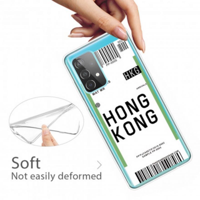 Kuori Samsung Galaxy A32 4G Boarding Pass Hongkongiin