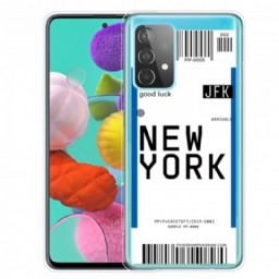 Kuori Samsung Galaxy A32 4G Boarding Pass New Yorkiin