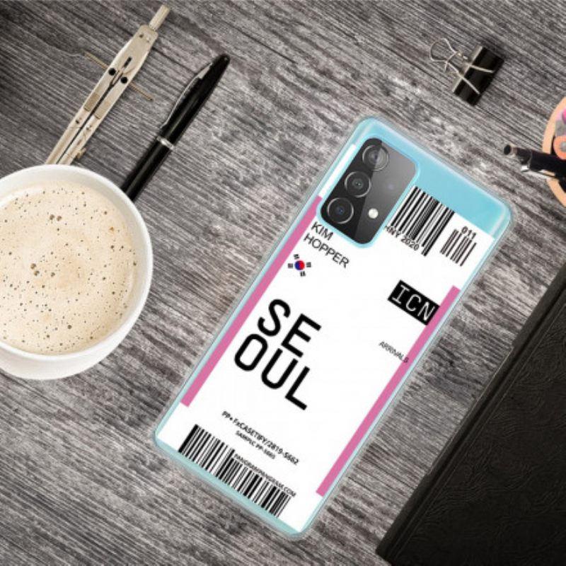 Kuori Samsung Galaxy A32 4G Boarding Pass Souliin