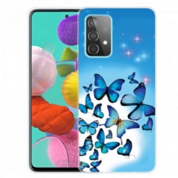 Kuori Samsung Galaxy A32 4G Butterflies Perhoset