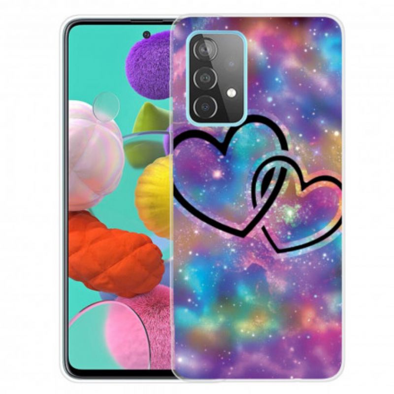 Kuori Samsung Galaxy A32 4G Chaised Hearts