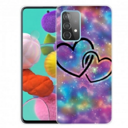 Kuori Samsung Galaxy A32 4G Chaised Hearts