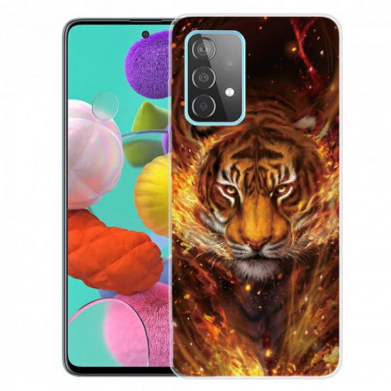 Kuori Samsung Galaxy A32 4G Flexible Tiger