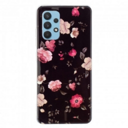 Kuori Samsung Galaxy A32 4G Fluorescent Floral Sarja