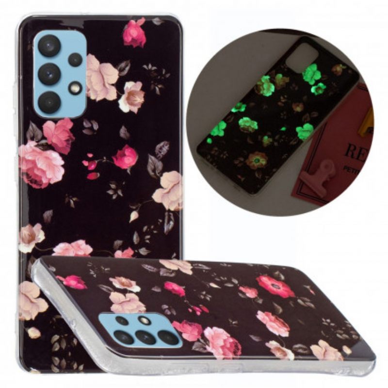 Kuori Samsung Galaxy A32 4G Fluorescent Floral Sarja