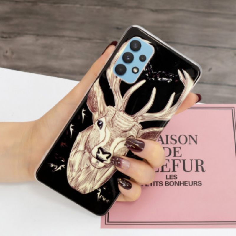 Kuori Samsung Galaxy A32 4G Fluorescent Majestic Stag