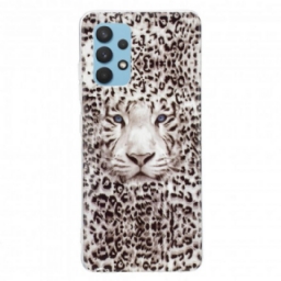 Kuori Samsung Galaxy A32 4G Fluoresoiva Leopard