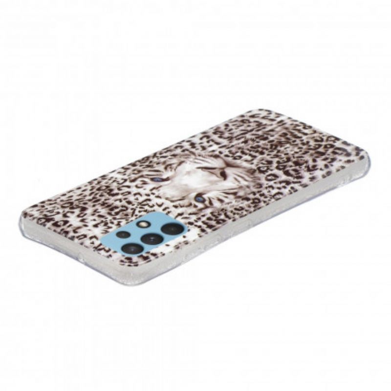 Kuori Samsung Galaxy A32 4G Fluoresoiva Leopard