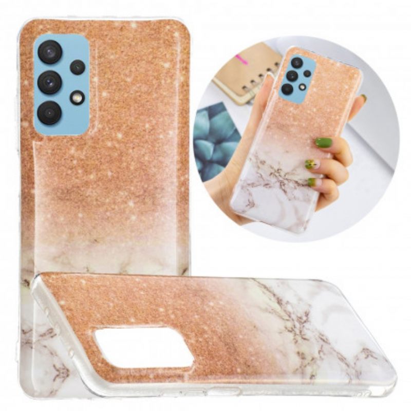 Kuori Samsung Galaxy A32 4G Glitter Marble