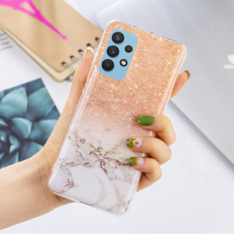 Kuori Samsung Galaxy A32 4G Glitter Marble