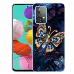 Kuori Samsung Galaxy A32 4G Luxury Butterfly