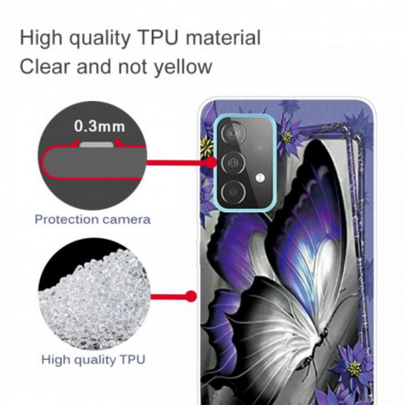 Kuori Samsung Galaxy A32 4G Royal Butterfly