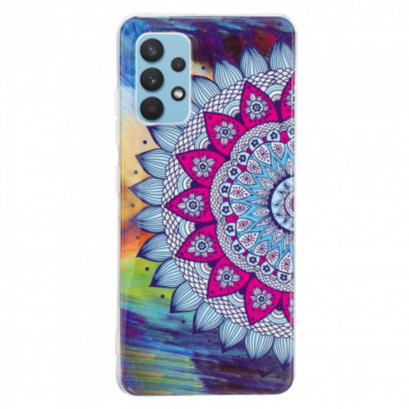 Kuori Samsung Galaxy A32 4G Värikäs Fluoresoiva Mandala