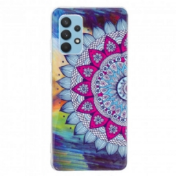 Kuori Samsung Galaxy A32 4G Värikäs Fluoresoiva Mandala