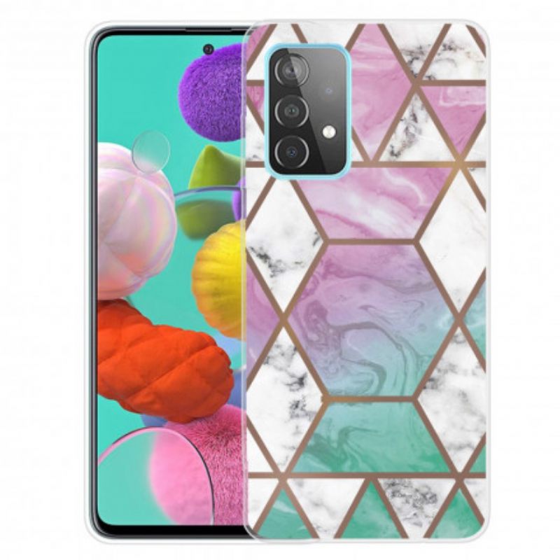 Kuori Samsung Galaxy A32 4G Variable Geometric Marble