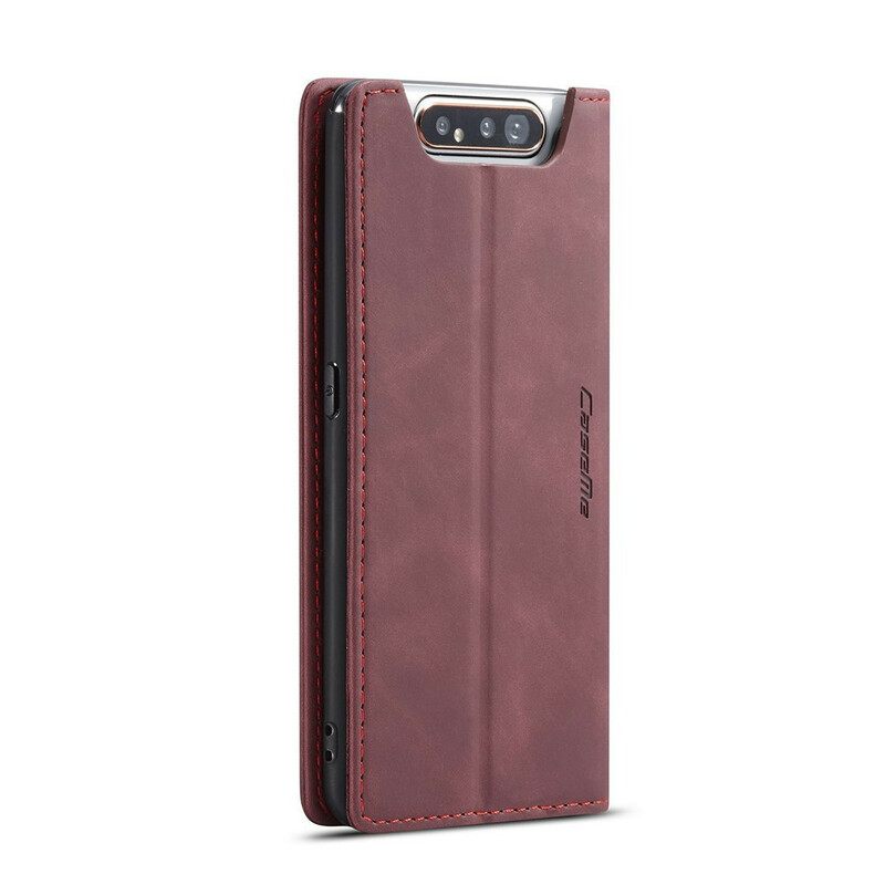 Puhelinkuoret Samsung Galaxy A90 / A80 Kotelot Flip Caseme Keinonahka