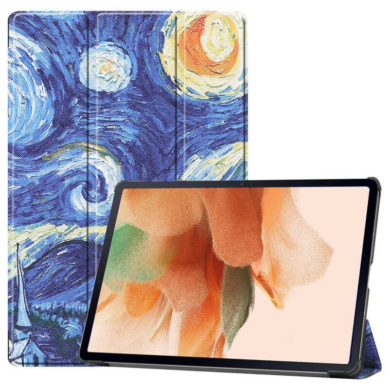 Puhelinkuoret Samsung Galaxy Tab S7 FE Starry Night Kynäpidike