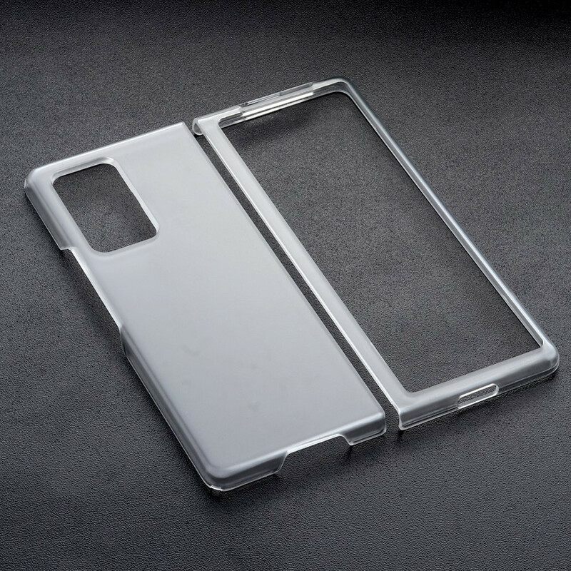 Case Samsung Galaxy Z Fold 2 Matta Kirkas Muovi