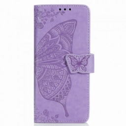 Kotelot Samsung Galaxy Z Fold 2 Butterfly Design Kaulanauhalla