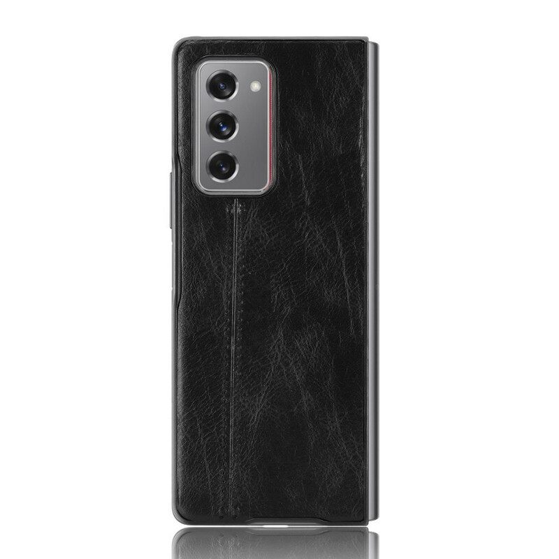 Kuori Samsung Galaxy Z Fold 2 Couture Nahkaefekti