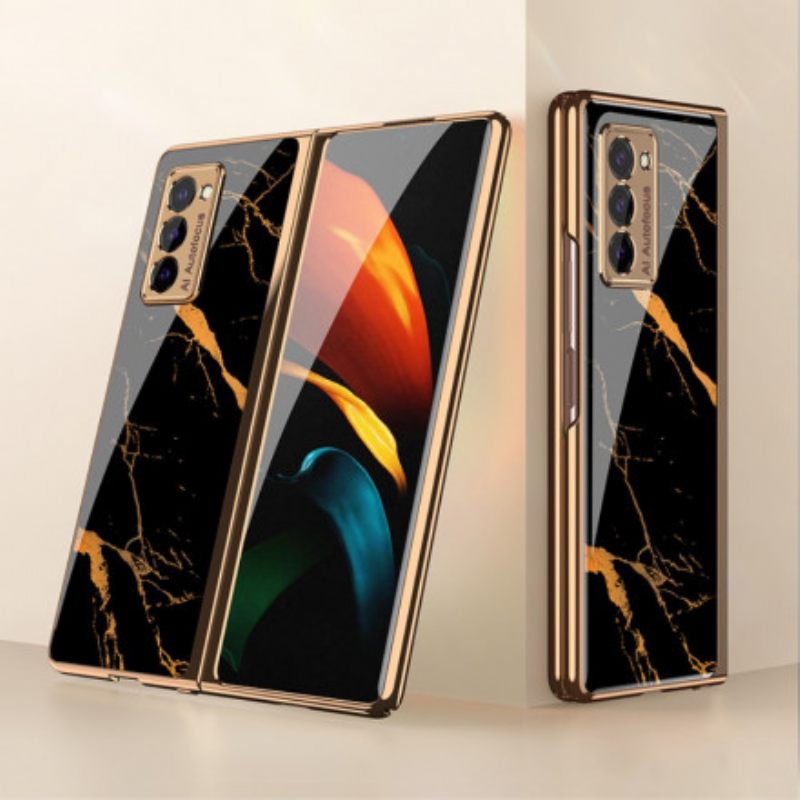 Kuori Samsung Galaxy Z Fold 2 Gkk Marmorikarkaistu Lasi