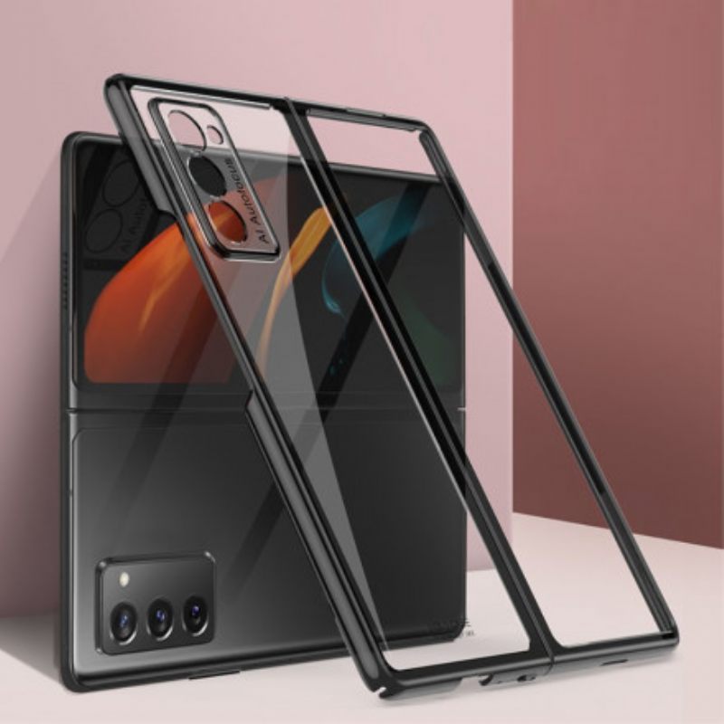 Kuori Samsung Galaxy Z Fold 2 Transparent Metallic Edges Gkk